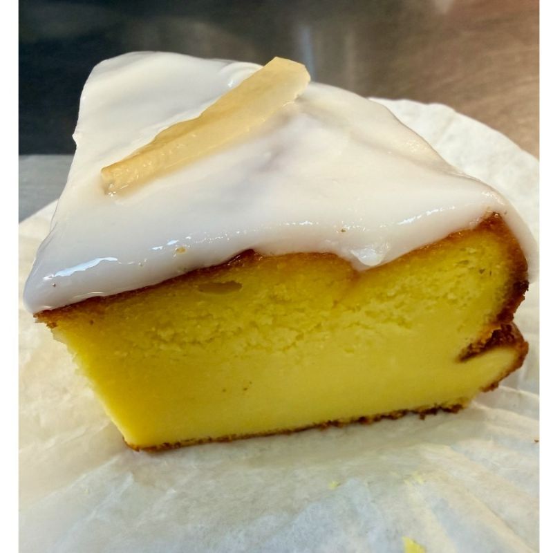 Lemon Ricotta Cake Slice
